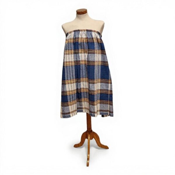 Hamam oder Sauna Kilt in blau